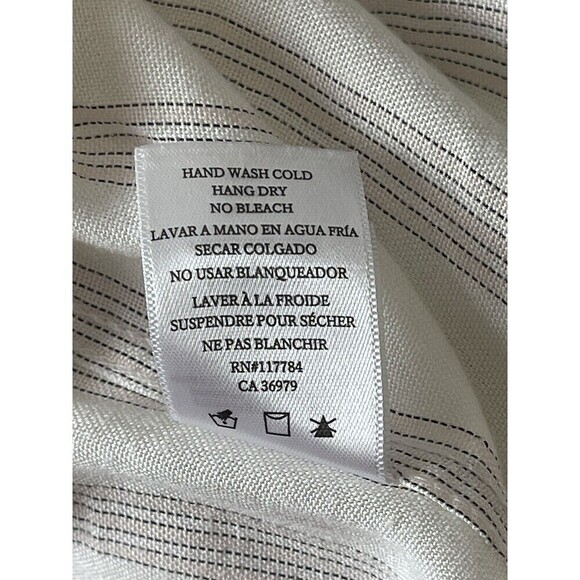 Rails Womens Small Eloise Carrara Stripe Long Sleeve Button Down Shirt Rayon - Picture 8 of 9